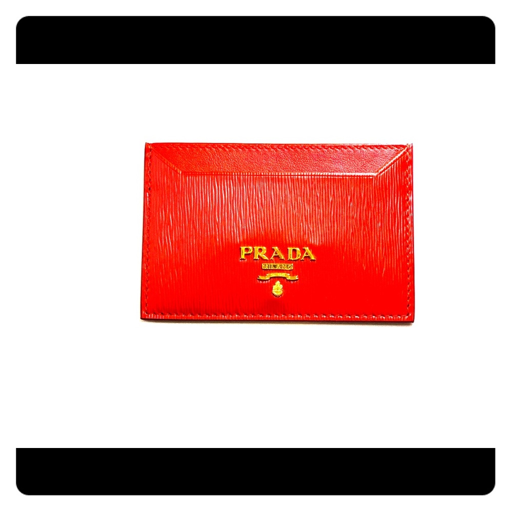 Prada Red Cardholder